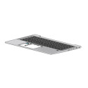 HP TOP COVER W/ KBD CP+PS BL ITL 