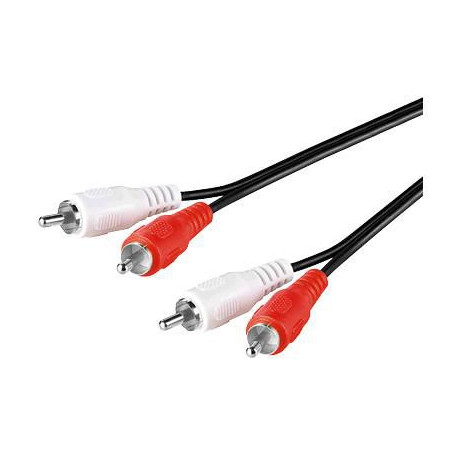 MicroConnect Stereo RCA Cable, 0.5 meter (AUDCC05)