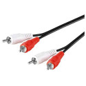 MicroConnect Stereo RCA Cable, 0.5 meter (AUDCC05)