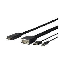 Vivolink Pro VGA + Audio to HDMI 7.5M (PROVGAHDMI7.5)