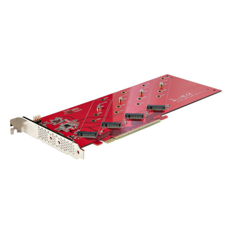 StarTech.com Quad M.2 Pcie Adapter Card, 