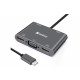 Sandberg USB-C Dock 2xHDMI+1xVGA+USB+PD (136-35)