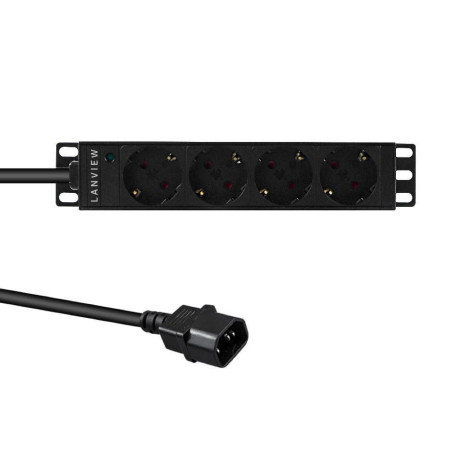 Lanview 10' rack mount power strip, 