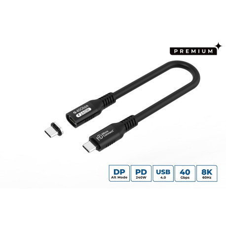 MicroConnect USB-C to USB-C cable 0,15m 