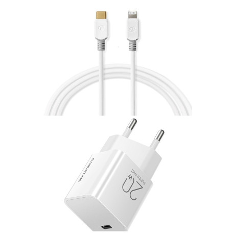 Mercodan Charger set 20W, w. Lightning 