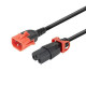 MicroConnect Powercord C14 IEC Lock+ Dual 