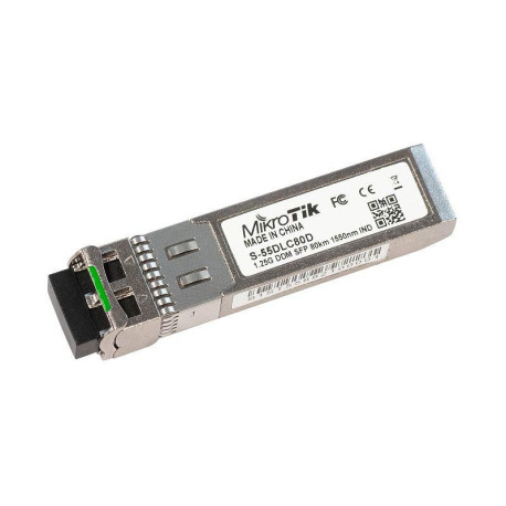 MikroTik SFP module 1.25G SM 80km (S-55DLC80D)