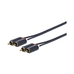 Vivolink 2 X RCA - 2 X RCA M-M 15 M (PRORCARCA15)