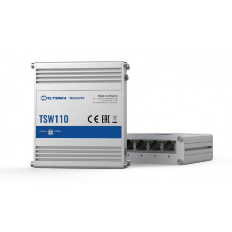 Teltonika TSW110 L2 Unmanaged Switch 5 (W125944757)