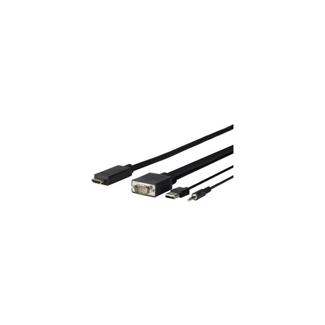 Vivolink Pro VGA + Audio to HDMI 1M (PROVGAHDMI1)