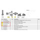 Ergonomic Solutions KIT: Swingarm AP2,Cable Clip 