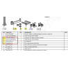 Ergonomic Solutions KIT: Swingarm AP2,Cable Clip 