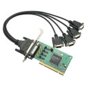 Moxa PCI KORT, 4 PORT RS-232, (5/12 (42782M)