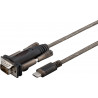 MicroConnect USB - C - Serial DB9 1m M-M (USB3.1CRS232)