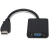 MicroConnect Adapter HDMI - VGA M/F, Black (HDMVGA1B)