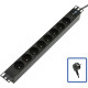 Lanview POWER STRIP 19 - 8 WAYS - 1U 