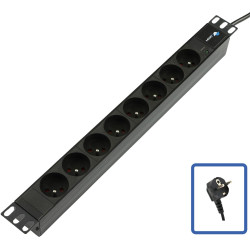 Lanview POWER STRIP 19 - 8 WAYS - 1U 