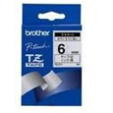 Brother P-Touch Tape Black on White 6 (TZ-211)