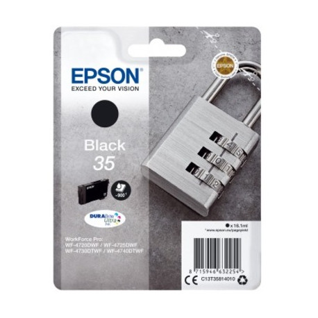  Epson Cartouche d'encre Noir(e) C13T35814010 35 ~900 Pages 16,1ml