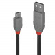 Lindy USB2.0 Type A to MicroB Cable. M/M. 3.0m (36734)
