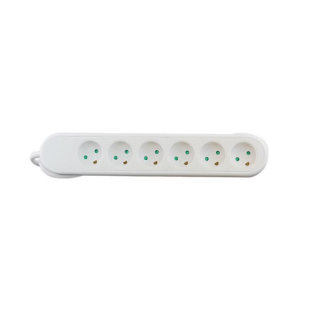 Mercodan Power strip with 6 outlets 