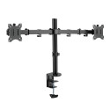 LogiLink Dual Monitor mount, 17"-32", steel, 360° VESA plate