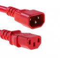 MicroConnect Power Cord C13 - C14 3m Red (W126631607)
