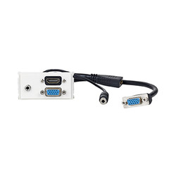 Vivolink Outlet Panel HDMI + VGA + AUD (WI221270)