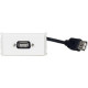Vivolink Outlet Panel USB 2.0 (A-A) (WI221275)