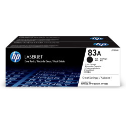  HP Multipack Noir(e) CF283AD 83A 2x CF283A à 1.500 Pages