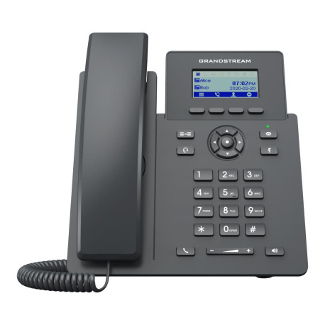 Grandstream Ip Phone Black 2 Lines Lcd 
