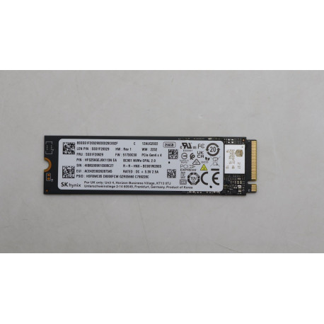 Lenovo 256GB M.2 2280 PCIe 4.0 x4 SSD 