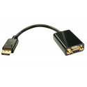 Lindy DisplayPort to VGA Cableadapter. M/F. 15cm (41006)