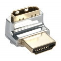 Lindy CROMO HDMI 90 Degree Up Adapter. F/M. Silver (41506)
