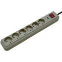 Brennenstuhl Surge Protector Grey 6 Ac 