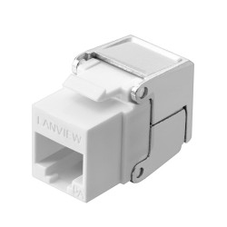 Lanview Cat6a Unshielded flip jack 