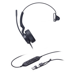 Yealink Uh44 Mono Usb-C/A Headset 