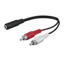 MicroConnect Audio Adapter Cable, 0,2 meter (AUDALH02)