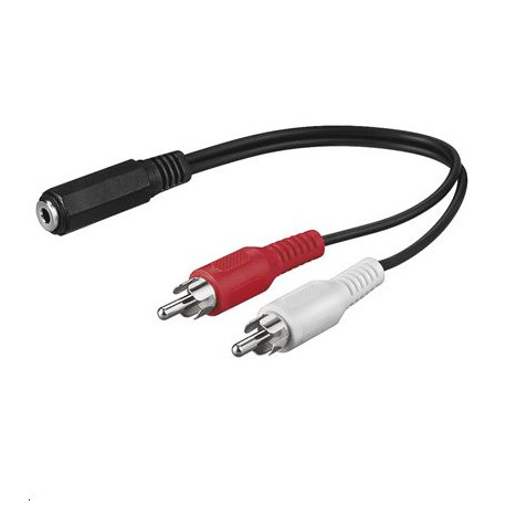 MicroConnect Audio Adapter Cable, 0,2 meter (AUDALH02)
