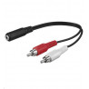 MicroConnect Audio Adapter Cable, 0,2 meter (AUDALH02)