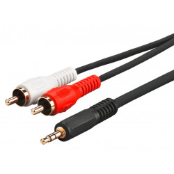 MicroConnect Audio adapter Cable, 15 meter (AUDLC15G)