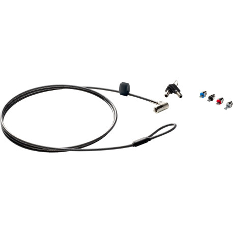 HP Sure Key Cable Loc 1.83 m, Black, Silver (6UW42AA)