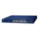 Planet Layer 3 8-Port 10/100/1000T 90W 802.3bt PoE + 16-Port (GS-6311-24HP4X)