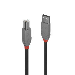 Lindy USB2.0 Type A to B Cable. Anthra Line. 3.0m (36674)