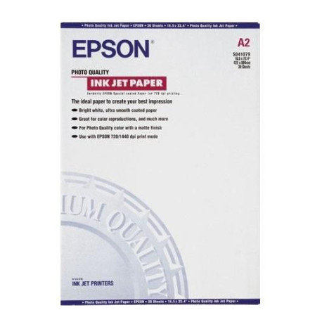 EPSON PHOTO PAPIER INKJET 102G/M2 A2 30 FEUILLES PACK DE 1 (C13S041079)