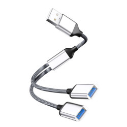 MicroConnect USB-A to 2x USB-A Female, 
