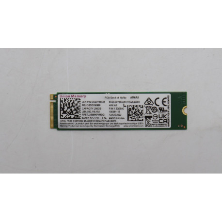 Lenovo 256GB M.2 2280 PCIe 4.0 NVMe 