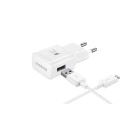 Samsung AC Charger Fast Charg Wht 