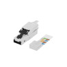 Lanview RJ45 UTP plug Cat6a for 