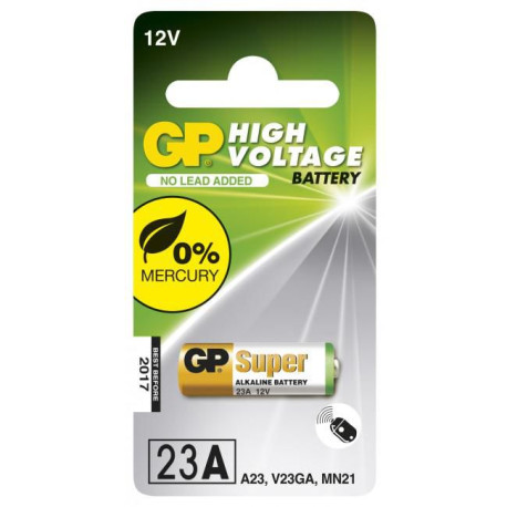 GP High Voltage Alkaline 1-pack (23A 1-P 23AE)